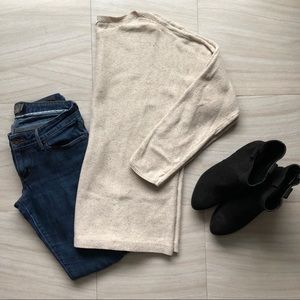 J. Jill Cream Knit Pullover